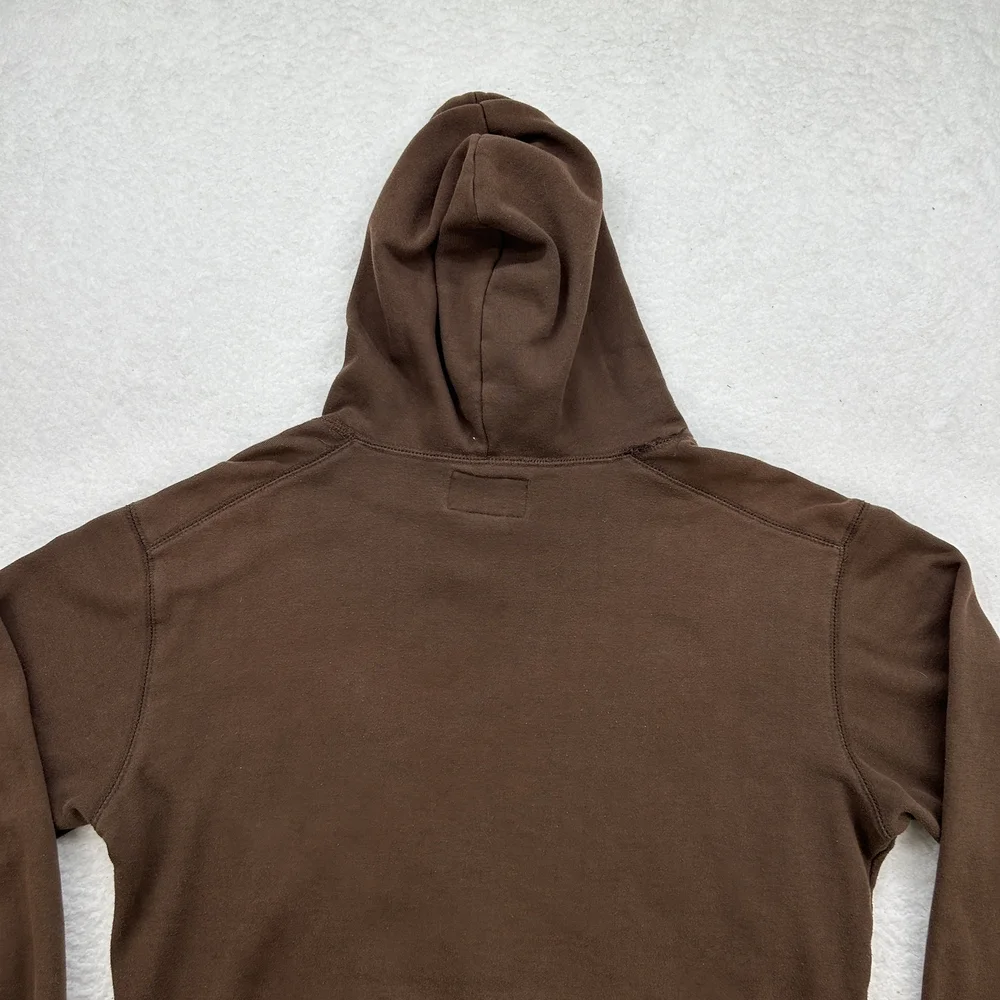 Browning Hoodie Mens Medium Brown Buckmark Logo Pullover Hunting Outdoors
